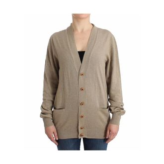 Ermanno Scervino Dames, Truien, Beige, Maat: 2XL Wol