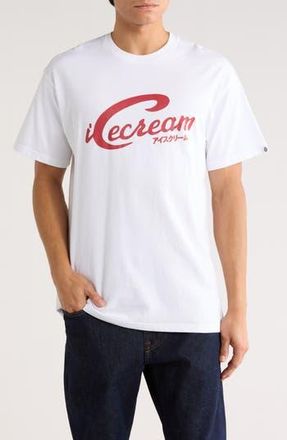Icecream Script Graphic T-Shirt in White at Nordstrom Rack, Size Xxx-Large