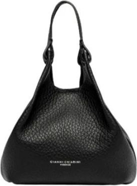 Gianni Chiarini Dua Handtas - Dames - Handtassen - Zwart - ONE Size - Leer - Tassen