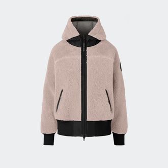 Canada Goose Chandail &agrave; Capuchon Surdimensionn&eacute; Simcoe Black Label (Femmes, Lucent Rose, G)