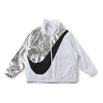 Nike (WMNS) Nike Swoosh Jacket Woven Cb Gel Large Multicolor Splicing White CQ8023-101