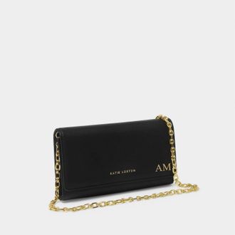 Katie Loxton Womens Rubi Chain Crossbody Bag In Black