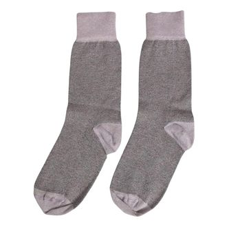 Dolce & Gabbana Logo Mid Calf Sokken - Dames - Sport - Grijs - Maat: ONE Size Katoen