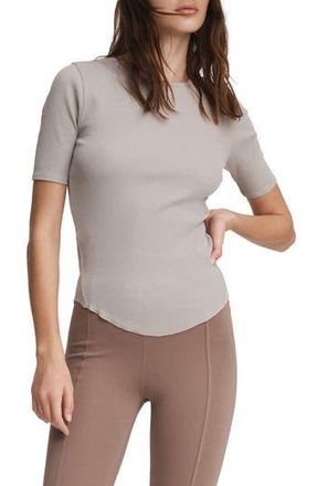 Rag & Bone Essential Ribbed T-Shirt in Gray Dawn at Nordstrom Rack, Size Medium