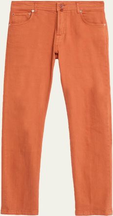 Kiton Mens Kurabo Slim Stretch Five-Pocket Pants