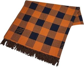 Louis Vuitton Pre-owned Scarves, female, Orange, Size: ONE SIZE Pre-owned Stole