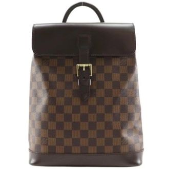 Louis Vuitton Pre-owned Vintage Damier Canvas Backpack - Dames - Vintage Rugzakken - Bruin - ONE Size - Vintage