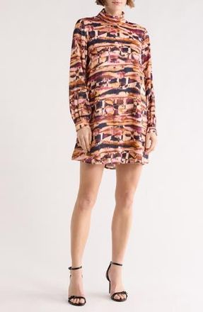 Tart Darcila Long Sleeve Shift Dress in Abstract Stripe at Nordstrom Rack, Size Medium