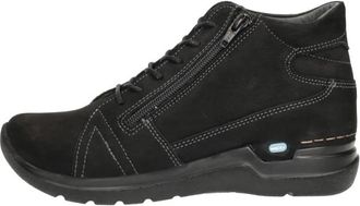 Wolky Waarom veterschoenen - Heren - Veterlaarzen - Zwart - 40 EU - Wol - Schoenen