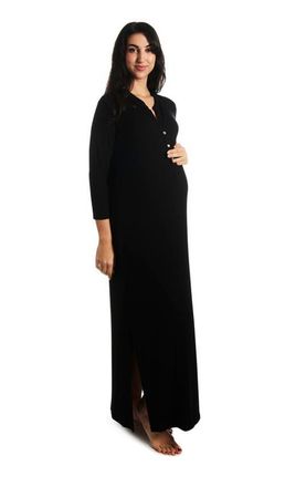 Everly Grey Juliana Maternity/Nursing Dress in Black at Nordstrom, Size X-Small