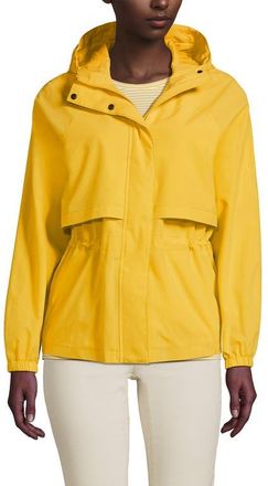 Lands End Squall Packable Rain Jacket in Goldenrod at Nordstrom, Size X-Small