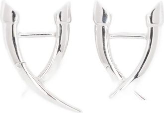 Shaun Leane Orecchini Saber Crossover mini - Argento