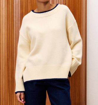 FRNCH Snowball Sweater In Cream