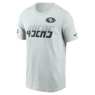 Nike San Francisco 49ers Sideline Team Issue Nike Mens Dri-FIT NFL T-Shirt in Grey | 02ET04Z9B-TF9
