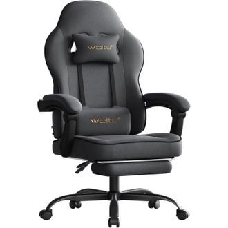 Woltu Technology Fabric racing office chair in Grey - Woltu