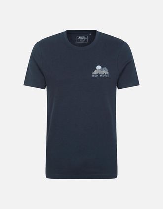 Mountain Warehouse Mens Mountain Warehouse Mens Ben Nevis Sun Short-Sleeved T-Shirt - Navy - Size: 36