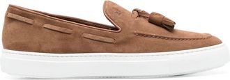 Fratelli Rossetti tassel-detail leather boat shoes - men - Calf Leather/Calf Leather/Rubber - 9.5 - Brown