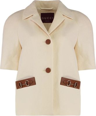 Gucci Mujer, Chaquetas, Beige, Talla: S