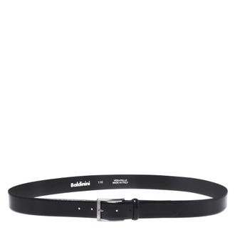 Baldinini Belts, male, Black, 90 CM, Leather Belt