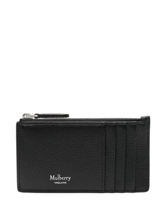 Mulberry Continental zipped cardholder - women - Calf Leather - One Size - Black