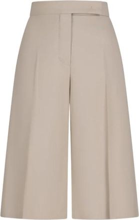 Max Mara Mxsumile Lange Shorts - Dames - Korte Broeken - Grijs - S - Wol - Korte Broeken