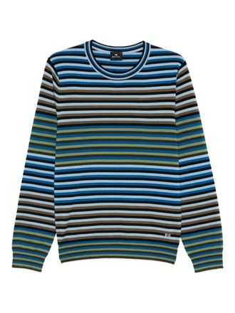 Paul Smith striped sweater - men - Merino - M - Blue