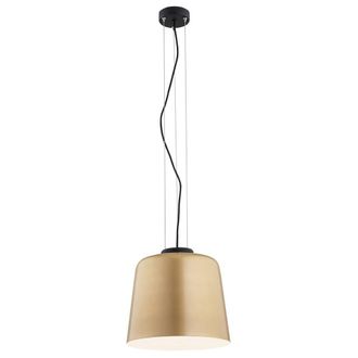 Netlighting Berkley Dome Pendant Ceiling Light Gold White El. Black Structure