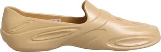 Dolce & Gabbana Beige Rubber Slides Lage Top Sneakers - Heren - Loafers - Beige - 44 EU - Schoenen