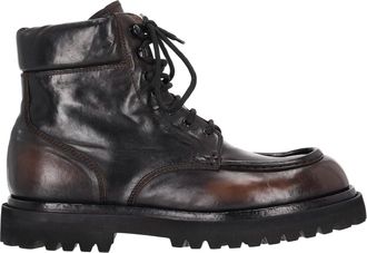 Officine Creative St Moritz Sole Leather Ankle Boots