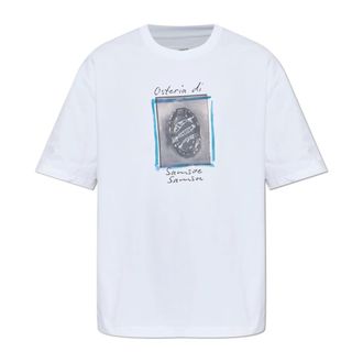 Sams&oslash;e & Sams&oslash;e T-Shirts, male, White, Size: XL Sagergei T-shirt