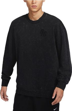 Nike Sportswear Knit Sweatshirt Asia Sizing Black HQ6037-010