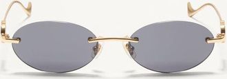 Valentino Geometric Metal Eyewear Wo