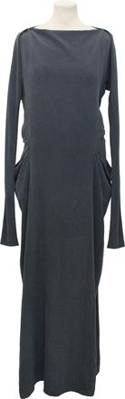 Vanessa Bruno Step-hem Silk-Crepe Dress Size S