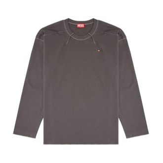 Diesel Hombre, Camisetas, Gris, Talla: 2XL