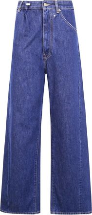 Darkpark Jeans in cotone con frange - Blu
