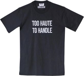 Moschino Chique Zwart Katoenen T-shirt - Dames - T-shirts - Zwart - XS - Katoen - Tops