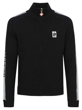 Casablanca Merino Wool Sweatshirt With High Collar