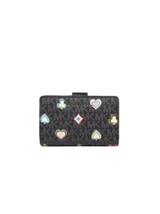 Michael Kors Jet Set Travel Medium Bifld Zip Chain Portemonnee