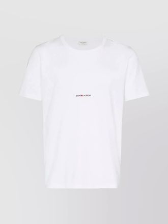 Saint Laurent cotton logo print t-shirt