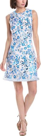 Eliza J Sleeveless Printed Mini Dress