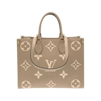 Louis Vuitton Pre-owned On The Go Monogram Empreinte Bag - Pre-owned - Mujer - Beige - ONE SIZE