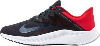 Nike Mens Quest 3 Running Shoes In Bred/blck/red/blue