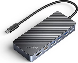 OEM Estaci&oacute;n De Acoplamiento Usb-c Orico Om28pr-g2 Con Bah&iacute;a Para Unidad M.2 + 1 X Usb-a 3.2 + 1 X Usb-c 3.2 + 2 X Usb-a 2.0 + 1 X Hdmi + 1 X Ethernet - N