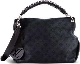 Louis Vuitton Braided Handle Beaubourg Mahina Leather MM hobo bag - Zwart