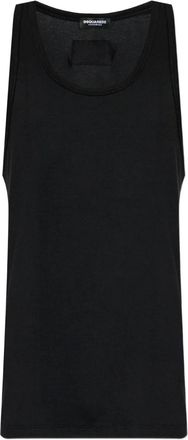 Dsquared2 Top met logopatch - Zwart