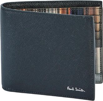 Paul Smith Mini Multiriga Wallet - Heren - Portefeuilles - Blauw - ONE Size - Leer - Accessoires