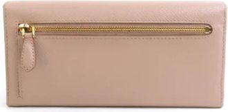 Prada Pre-owned Vintage Portemonnee - Dames - Vintage Accessoires - Roze - ONE Size - Leer - Vintage