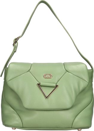 La Carrie Zachte Leren Tas - Dames - Schoudertassen - Groen - ONE Size - Leer - Tassen