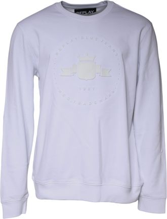 Replay Embossed Logo Crew Neck Men Sweatshirt Mens Sweater (Pre-Owned)