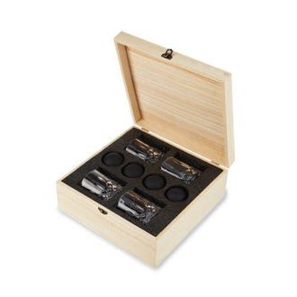 Viski Admiral 8-Piece Crystal Tumbler & Ice Sphere Box Set in Clear at Nordstrom